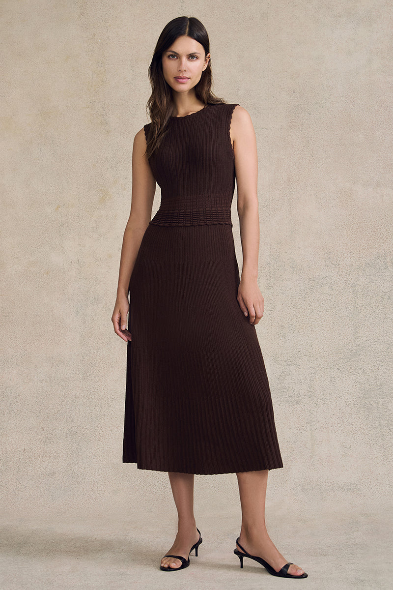 Pointelle Knitted Dress - Image 3