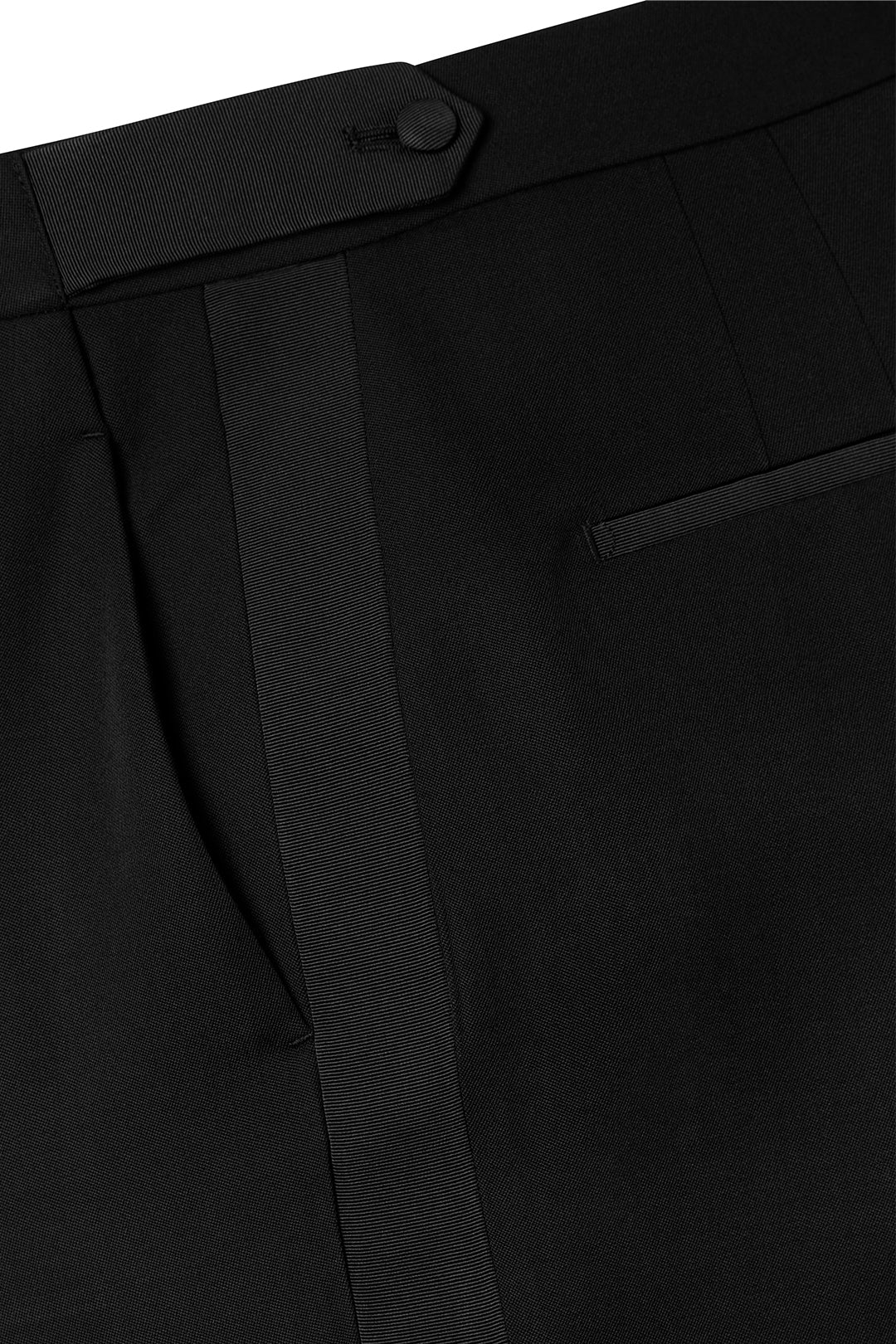 Tuxedo Cigarette Trouser in Wool Twill - Image 7