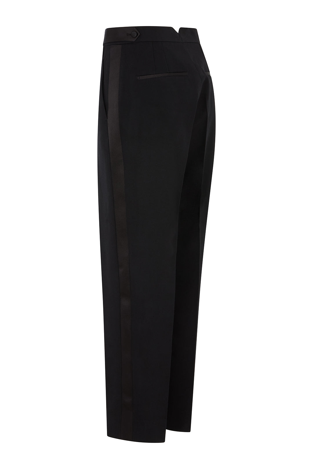 Tuxedo Cigarette Trouser in Wool Twill - Image 5
