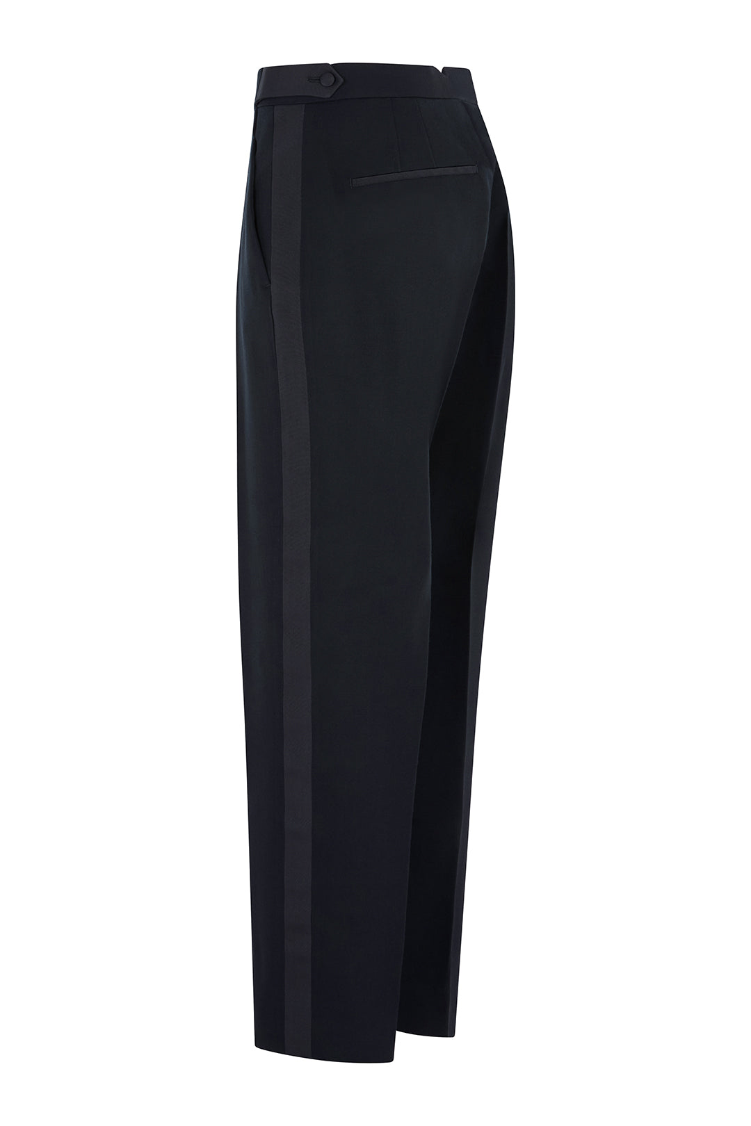 Tuxedo Cigarette Trouser in Wool Twill - Image 6