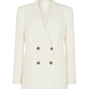 Double Breasted Jacket in Linen