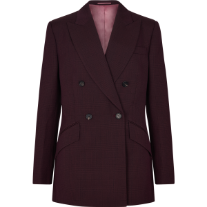 Double Breasted Jacket in Prince of Wales Check