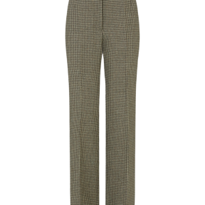 Straight Leg Trouser in Houndstooth