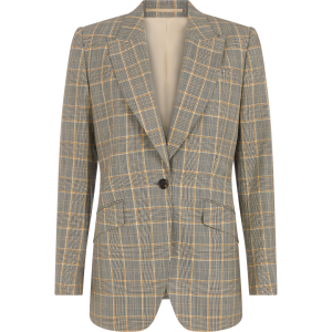 Single Breasted Jacket in Prince of Wales Check