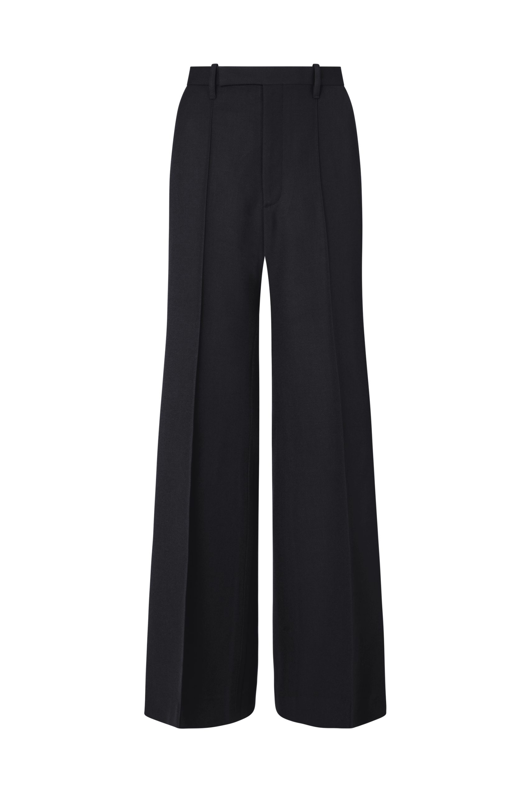 Flared Leg Trouser in Wool Charmelaine