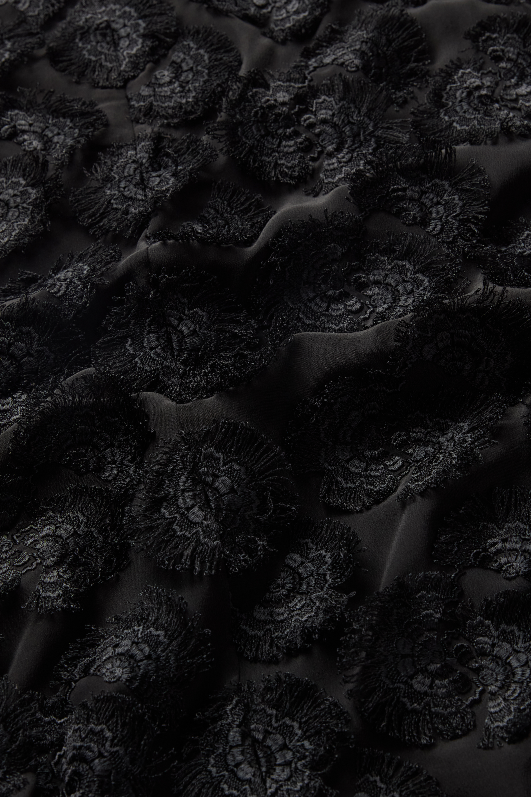 Midi Skirt with Embroidery in Silk - 图片 4