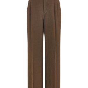 Wide Leg Trouser in Linen