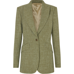 Single Breasted Jacket in Linen