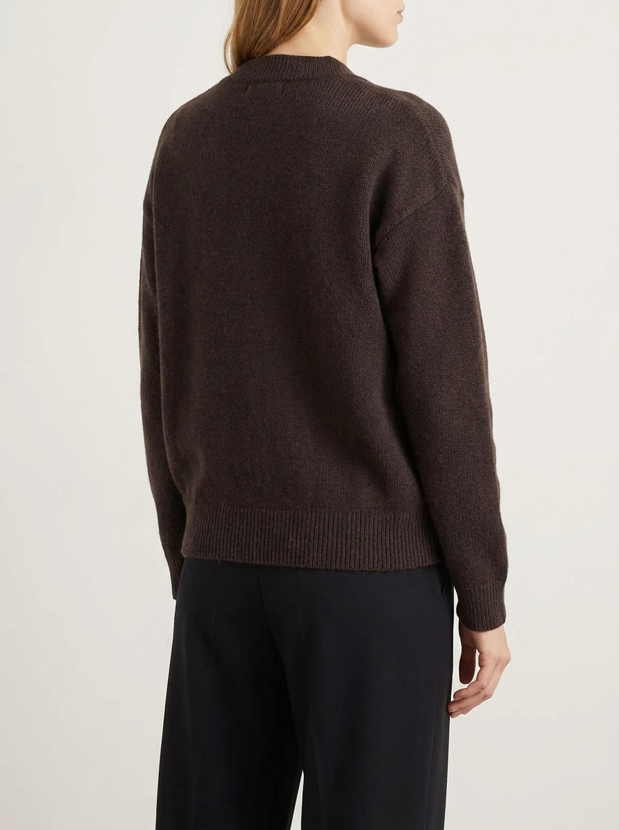 Knit Cardigan Women Crew Neck Button Up Ribbed Sweater With Pockets ?? Kharites Shop - Image 5