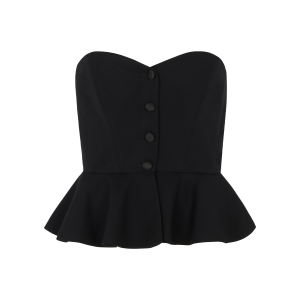 Peplum Bustier in Barathea