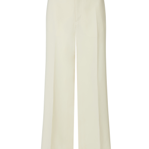 Straight Leg Trouser with Silk Tuxedo Stripe in Barathea