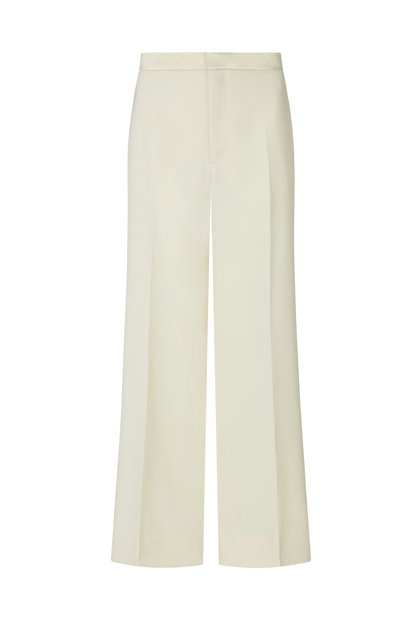 Straight Leg Trouser with Silk Tuxedo Stripe in Barathea