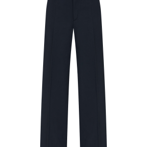 Straight Leg Trouser with Grosgrain Tuxedo Stripe in Barathea