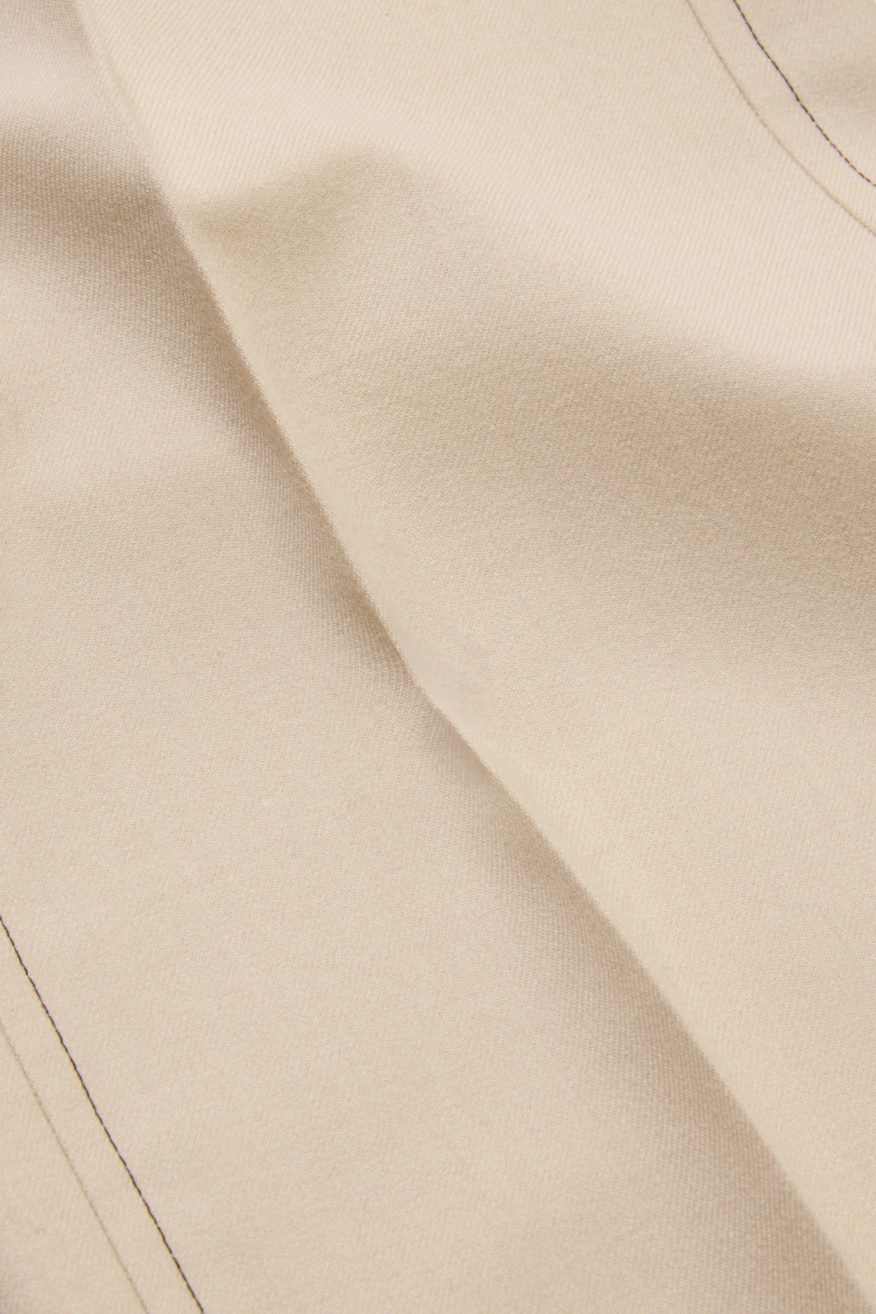 Straight Leg Trouser with Side Panel in Wool - Image 5