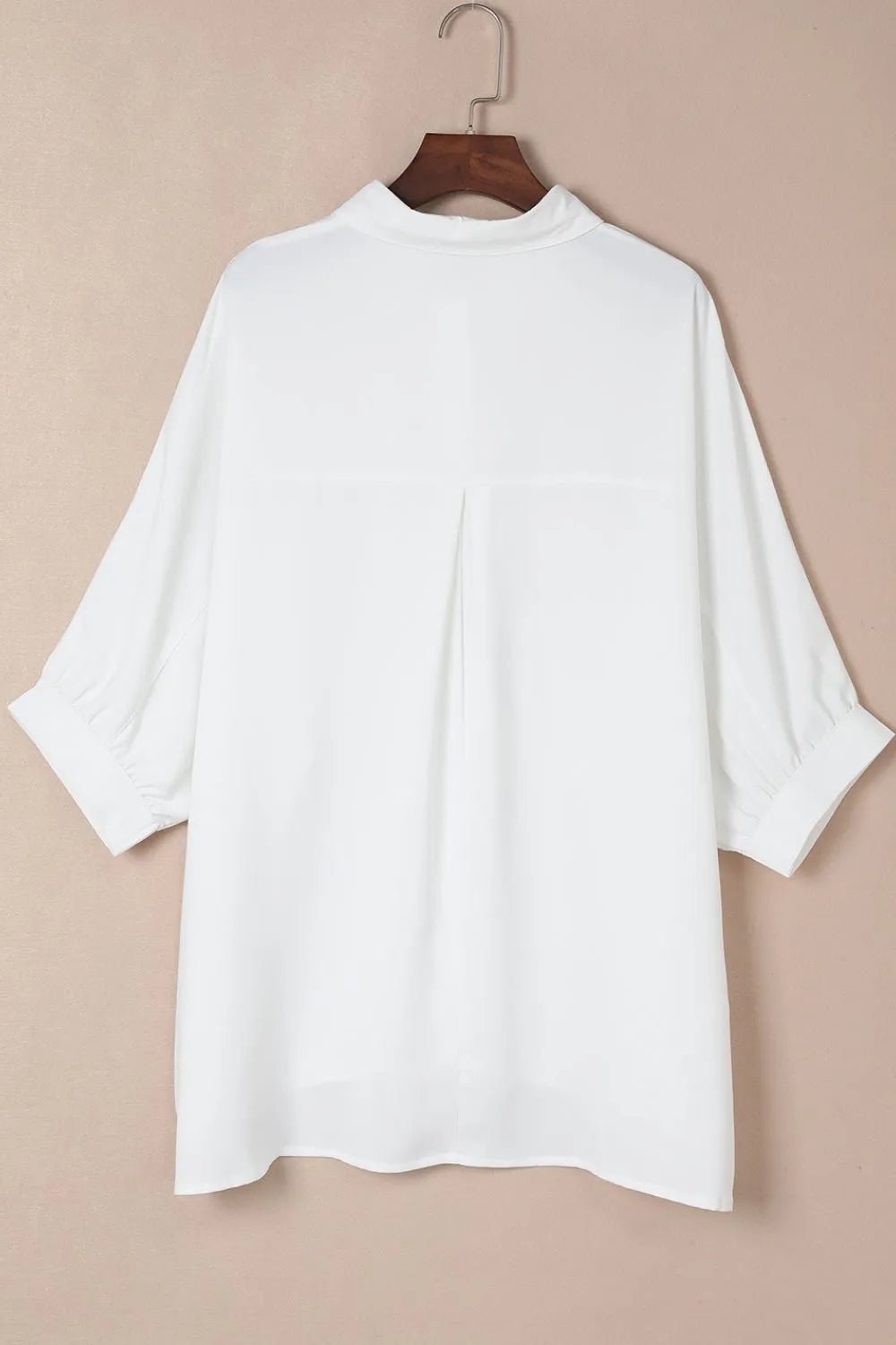 Collared Shirt Women Three Quarter Sleeve Button Down Casual Blouse ?? Kharites Shop - Image 5