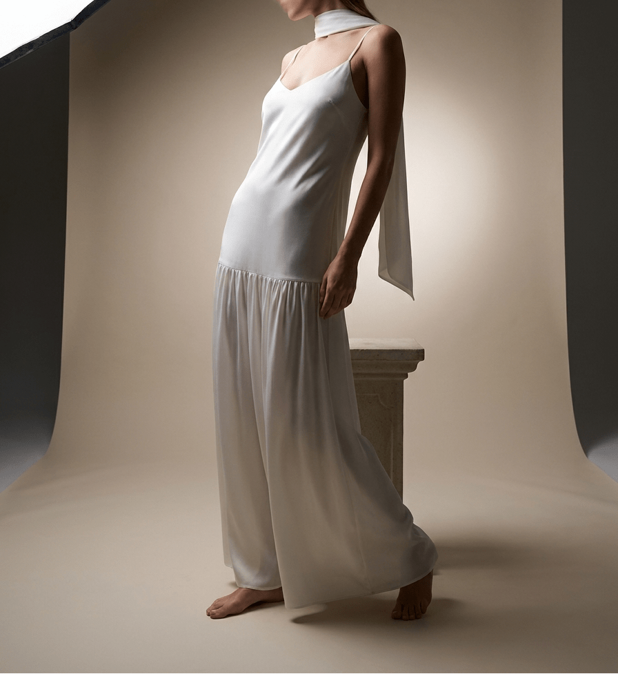 Maxi Cami Dress Women Adjustable Strap Sleeveless Summer Dress With Scarf ?? Kharites Shop - Image 10
