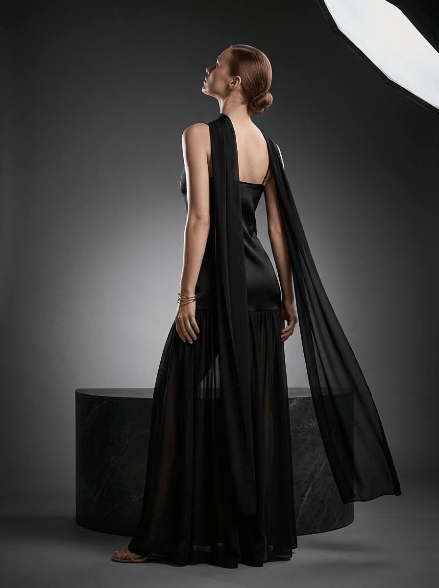 Maxi Cami Dress Women Adjustable Strap Sleeveless Summer Dress With Scarf ?? Kharites Shop - Image 16
